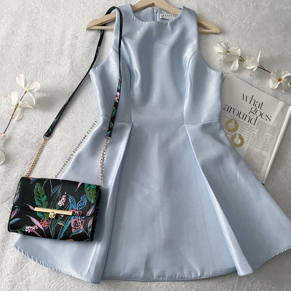 Keepsake X UO Light Blue Mini Dress - Picture 5 of 13